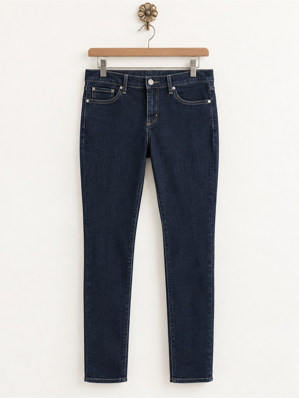 Gap womens low rise skinny hip/thigh stretch slim leg opening 31/12a